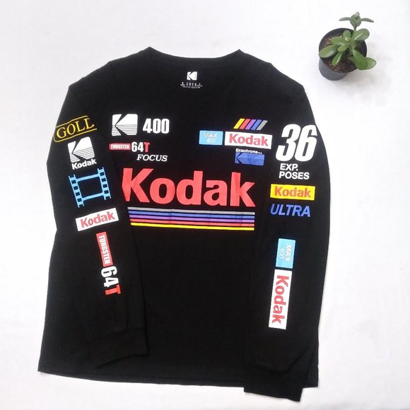 Kodak Other - KODAK Ultra Gold Film Long Sleeve Graphic Tee Max 400 Ektachrome Sz XL T-Shirt